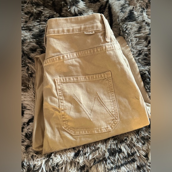 MOTHER Wrapper Patch Springy Ankle Cropped Cargo Pants - Picture 3 of 10